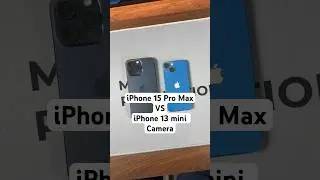 iPhone 15 Pro Max vs iPhone 13 Mini Camera! #iphone15promax