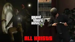 Grand Theft Auto V All Heists Playthrough: (Different options, mission sequence and cutscenes)