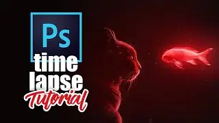 Quarantine Hallucination Glowy Fish | Photoshop Speed Art