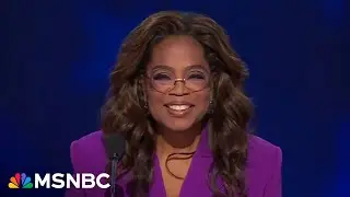 'Let's all chose JOY and Kamala Harris!' See Oprah's full speech at the 2024 DNC