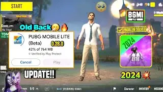 😱Pubg Lite Old 0.28.0😳Back New Update 2024 | Pubg Mobile Lite 0.28.0 Old Comeback Update 2024 🔥