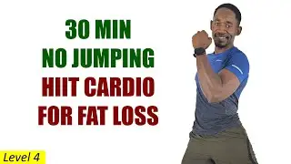 30-Minute HIGH INTENSITY CARDIO WORKOUT AT HOME for Fat Loss - No Jumping