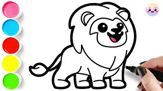 HOW TO DRAW A LION - Step by step easy drawings for beginners