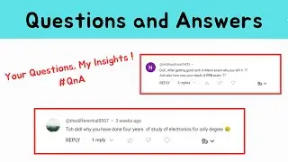 Your Burning Questions Answered 🔥Q&A Series | Your Questions, My Insights!