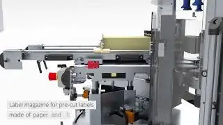 RENNER hot melt labelling machine for pre cut labels