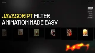 Fluid Filter Transitions with Mouse Movement (JavaScript)