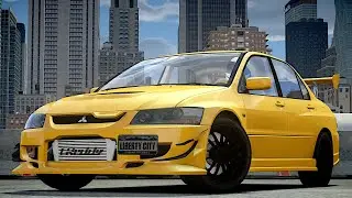 GTA IV Mitsubishi Lancer Evolution VIII  Crash Testing