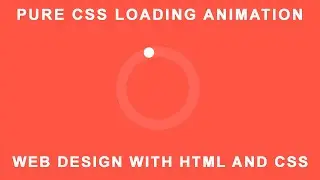 CSS Loader Animation |  CSS Loading Spinner |  CSS Loader  |  CSS3 Loader Animation  |  Web Seekho