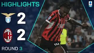 LAZIO-MILAN 2-2 | HIGHLIGHTS | Leão equalises to draw Milan level | Serie A 2024/25