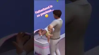 Fatherhood in The Sims 4... 🙃 #shorts