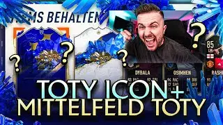 TOTY MITTELFELD auf ANSAGE GEZOGEN 🔥 + TOTY Icon im Pack 😱 FIFA 23 TOTY Pack Opening