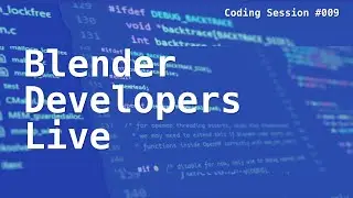 Blender Developers Live: Fixing denoiser