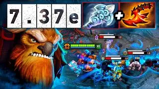 WTF Giant's Ring LVL 30 Earthshaker 31Kills Overwhelming Blink + Wink Waker Builds Dota 2