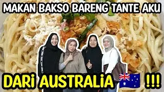 TANTE AKU DARI AUSTRALIA 🇦🇺 COBAIN BAKSO MISKAM DI BANDUNG 🇮🇩 !!!