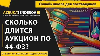 Сколько длится аукцион по 44-ФЗ?