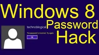 Hack Local Windows 8 Passwords