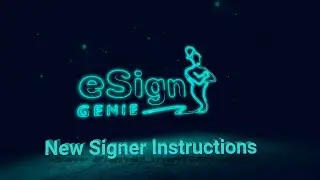 Document Signing Instructions for New Signers