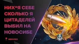 МОЙ РЕКОРД ПО ЦИТАДЕЛЯМ ● СУПЕР НОВОСИБИРСК - World of Warships (Мир Кораблей)