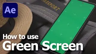 Adobe After Effects How to Use Green Screen | Keylight Keying Background for video editing