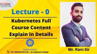 Lecture-0 Kubernetes Full Course Content Explain in Details || CKA Course Content and Certification