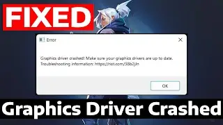 How To Fix Valorant Graphics Driver Crashed | Valorant Game Crashing