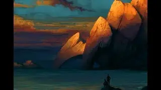 Photoshop Speedpaint - Sunset Shore fantasy