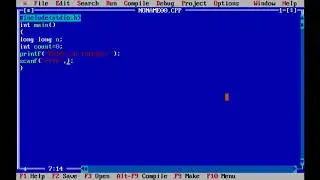 Program to count digits in a number in C language..