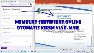 Cara Membuat Sertifikat Online Otomatis Kirim via Email