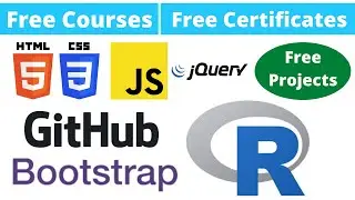 Udemy Free Certificate Courses | R Programming | HTML CSS JS Bootstrap Projects Online Classes