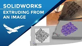 SOLIDWORKS At Home: Extruding an Image with 3D Texture, Autotrace, and Inserting a DXF/DWG