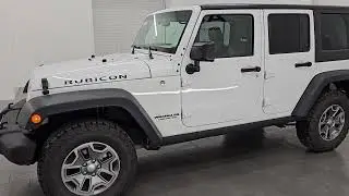 2016 JEEP WRANGLER UNLIMITED RUBICON STICK SHIFT LOW MILES 4K WALKAROUND 14880Z