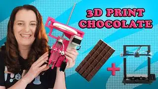 What happens if you put chocolate in a 3D printer?  How To Cook That Ann Reardon