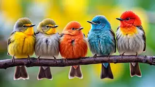 Relaxing Bird Sounds 4K ~ The best relaxing music for your heart 🌿Eliminate anger and sadness inside