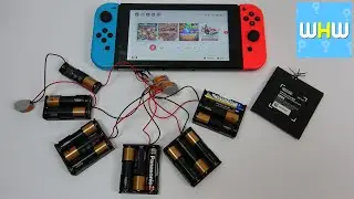 Running a NINTENDO SWITCH on JUST AA BATTERIES !!!