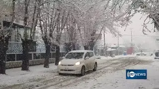 Afghans enjoy first snow of year in Badakhshan, Takhar | استقبال مردم بدخشان و تخار از اولین برف سال