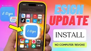 NEW Esign & Install IPA Files on iPhone/iPad Using Esign No Computer