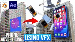 How To Make iPhone CGI Ads Using VFX in Blender | Blender VFX Tutorial