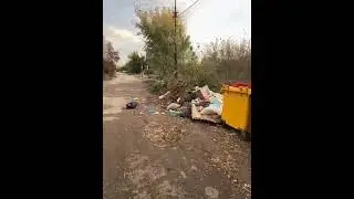 Г. Энгельс, Не организована площадка сбора мусора. Дорожное покрытие в плохом состоянии. 2/2