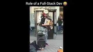 Full Stack Developer 😂 l Role of full stack software developer