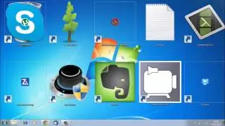 Windows 7 How To: Resize Desktop Icons Quickly