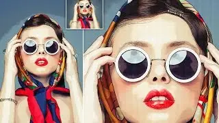 Abstract Paint Effect - Photoshop Actions