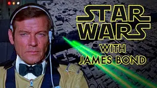 Star Wars with James Bond 007 blowing up the Death Star!