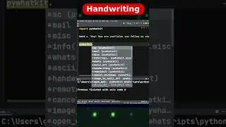 Handwritten Text in Python | Python Tips and Tricks