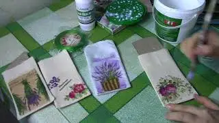 Декупаж на ткани.  Саше.  ХоббиМаркет