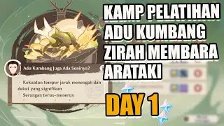 Kamp Pelatihan Adu Kumbang Zirah Membara Arataki | Day 1【Genshin Impact】