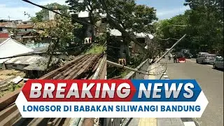 BREAKING NEWS Longsor di Sungai Cikapundung Kota Bandung, Berpotensi Jembatan Siliwangi Roboh