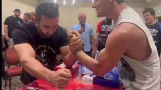 Artem Taranenko vs Milo Larratt Armwrestling