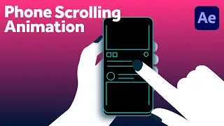 Phone Scrolling Animation in After Effects | Tutorial