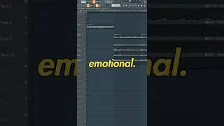 HOW TO MAKE YOUR MELODIES SOUND WAY MORE EMOTIONAL! #flstudio #musicproduction #flstudiotutorial