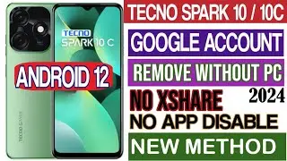 Tecno spark 10c kl5k frp bypass android 12 / tecno spark 10c frp bypass new method / ch mobile zone